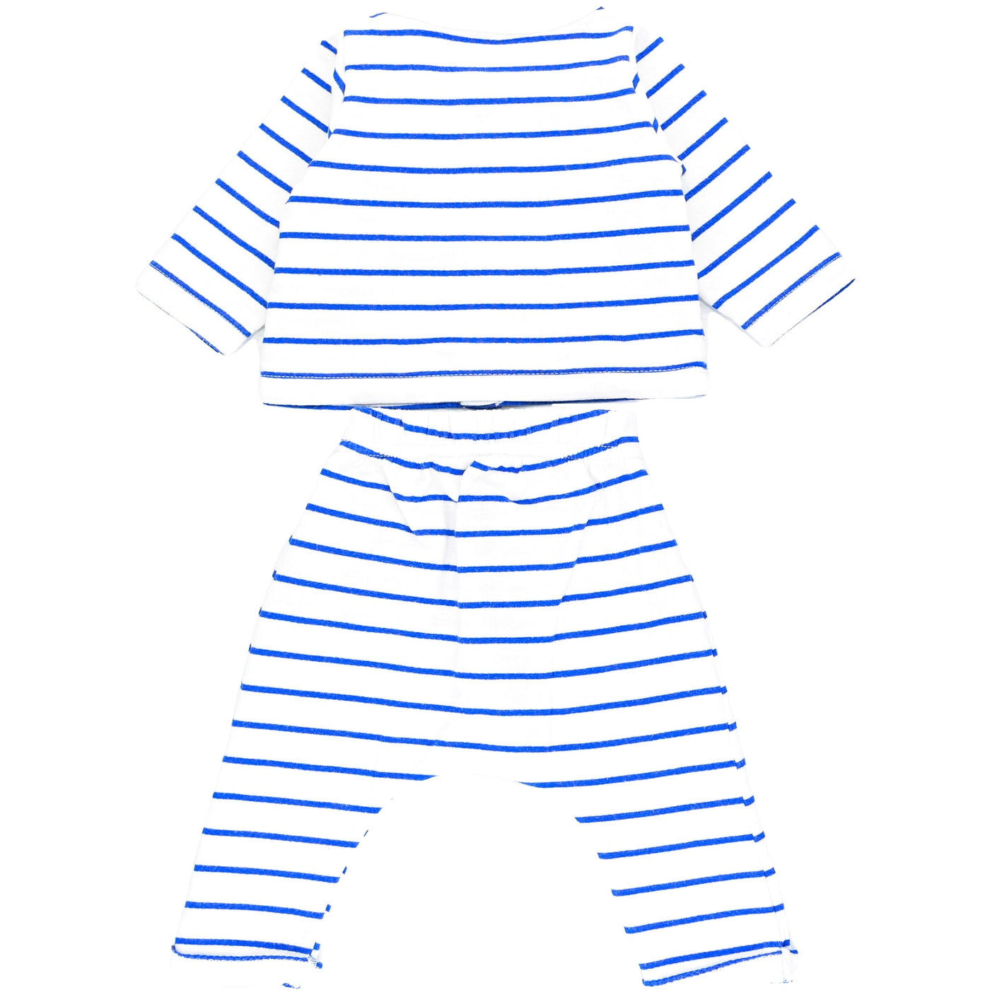 Ensemble cardigan + sarouel de seconde main en coton bio pour bébé de 1 mois - Vue 2