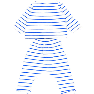 Ensemble cardigan + sarouel de seconde main en coton bio pour bébé de 1 mois - Vue 2