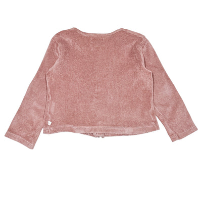 Ensemble cardigan + sarouel de seconde main en matière éponge pour bébé fille de 12 mois - Vue 2