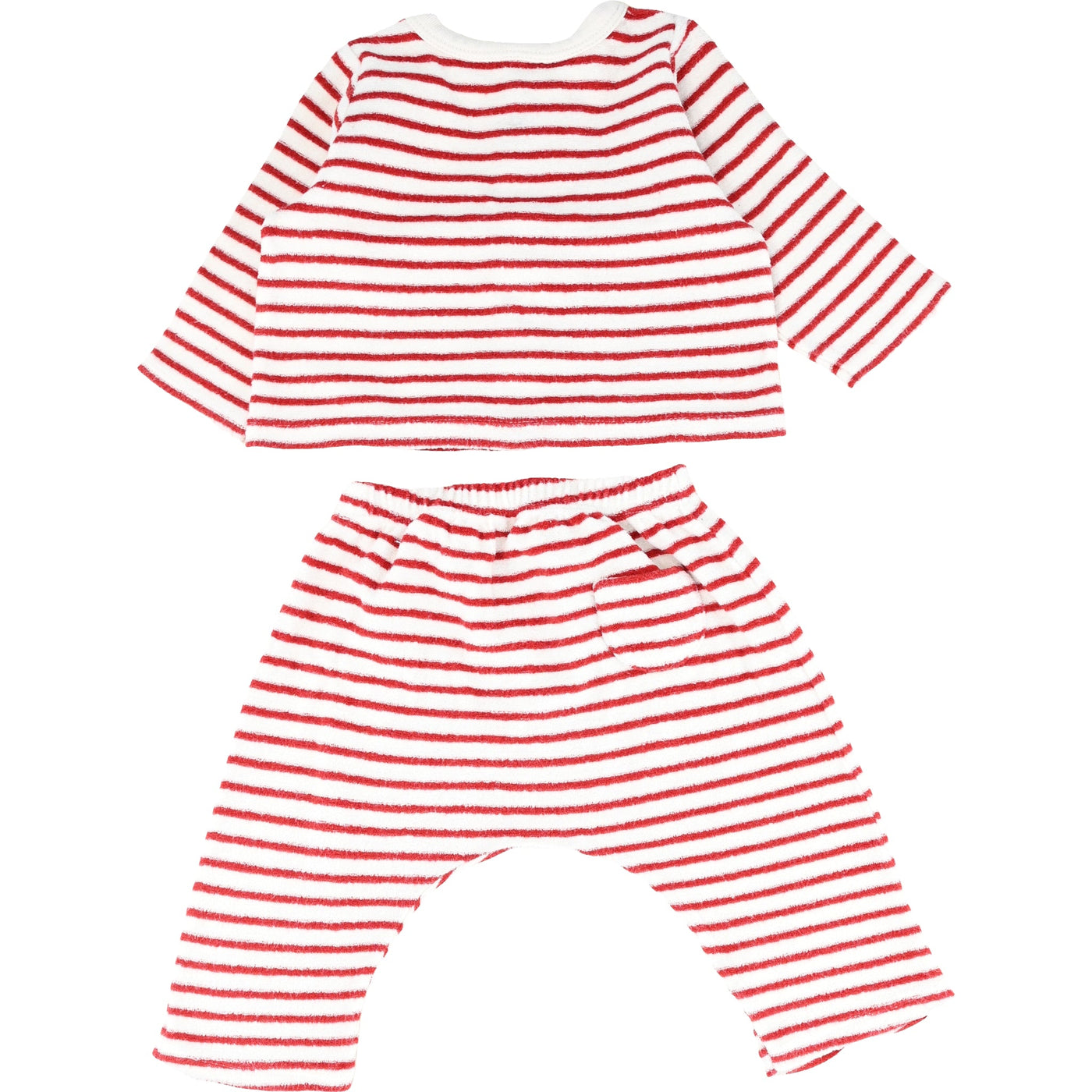 Ensemble cardigan + sarouel de seconde main en matière éponge pour bébé de 6 mois - Vue 2