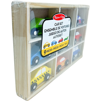 Set de véhicules "Ensemble de 9 voitures" de seconde main en bois pour enfant à partir de 3 ans - Vue 3