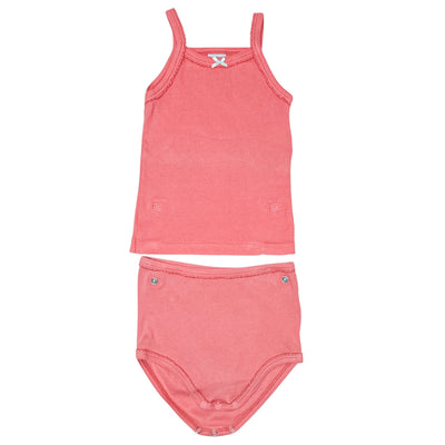 Ensemble débardeur + bloomer de seconde main en coton pour bébé fille de 12 mois - Vue 1
