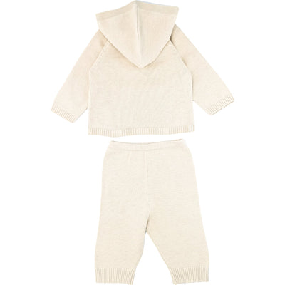 Ensemble pull + legging de seconde main en coton et soie pour bébé de 1 mois - Vue 2