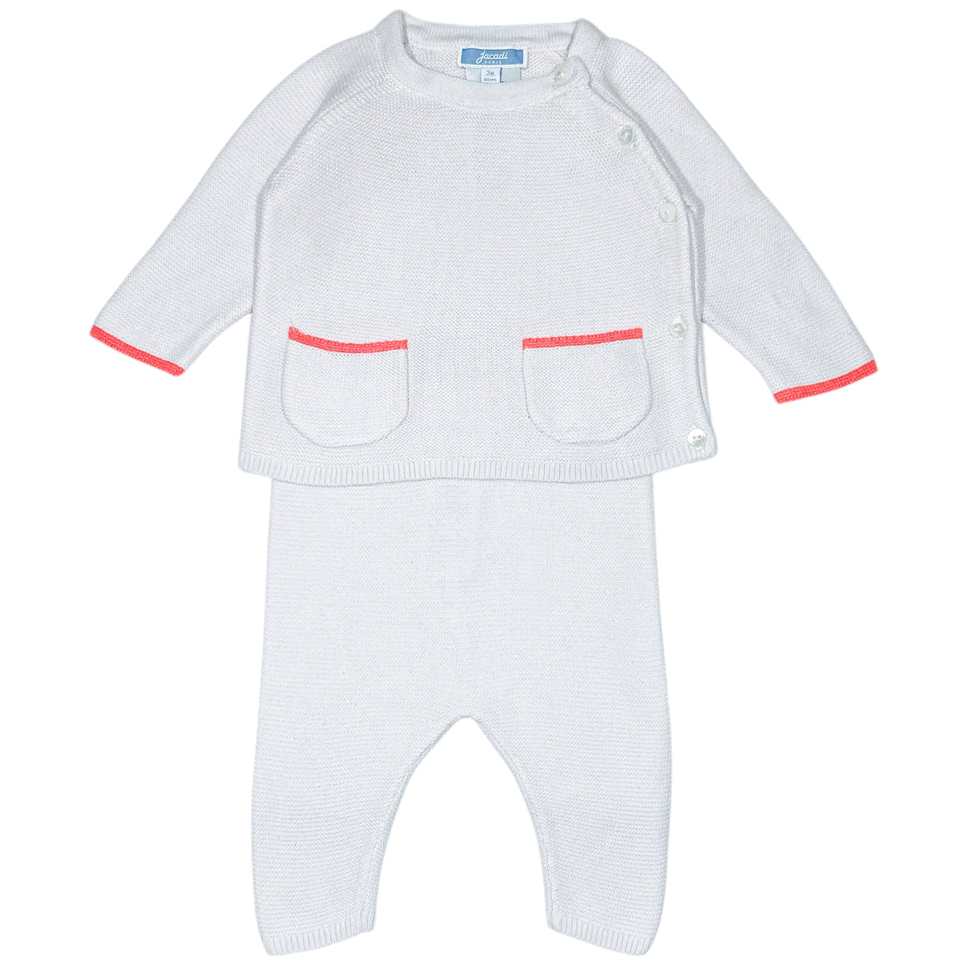 Ensemble pull + legging de seconde main en coton pour bébé fille de 3 mois - Vue 1