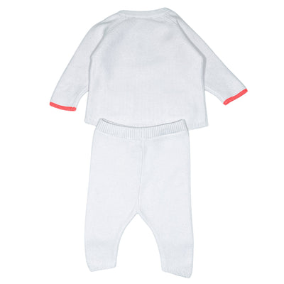 Ensemble pull + legging de seconde main en coton pour bébé fille de 3 mois - Vue 2