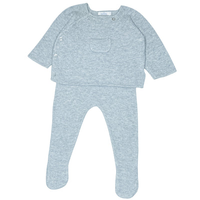Ensemble pull + legging de seconde main en coton et laine pour bébé fille de 3 mois - Vue 1