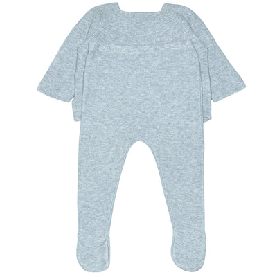 Ensemble pull + legging de seconde main en coton et laine pour bébé fille de 3 mois - Vue 2