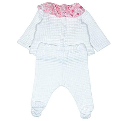 Ensemble pull + legging de seconde main en coton pour bébé fille de 6 mois - Vue 2