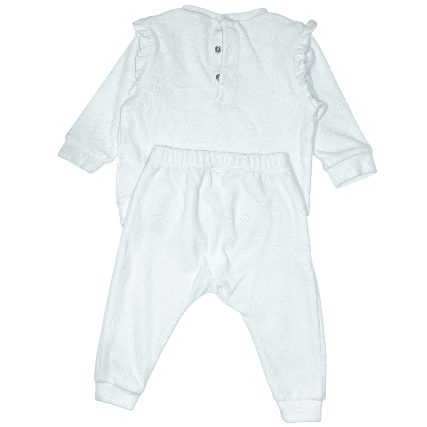 Ensemble pull + pantalon de seconde main en velours pour bébé fille de 9 mois - Vue 2