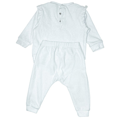 Ensemble pull + pantalon de seconde main en velours pour bébé fille de 9 mois - Vue 2