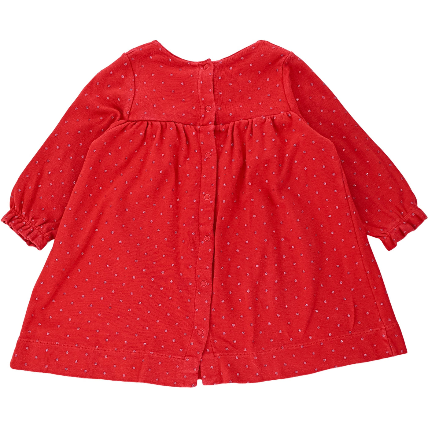 Ensemble robe à manches longues + legging de seconde main en coton pour bébé fille de 18 mois - Vue 3