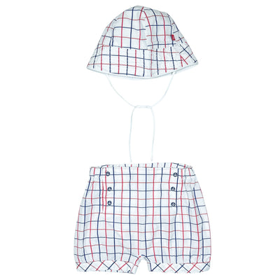 Ensemble short + bob de seconde main en coton pour bébé fille de 6 mois - Vue 1
