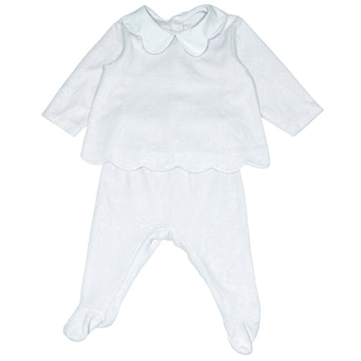 Ensemble sweat + legging de seconde main en velours pour bébé fille de 6 mois - Vue 1