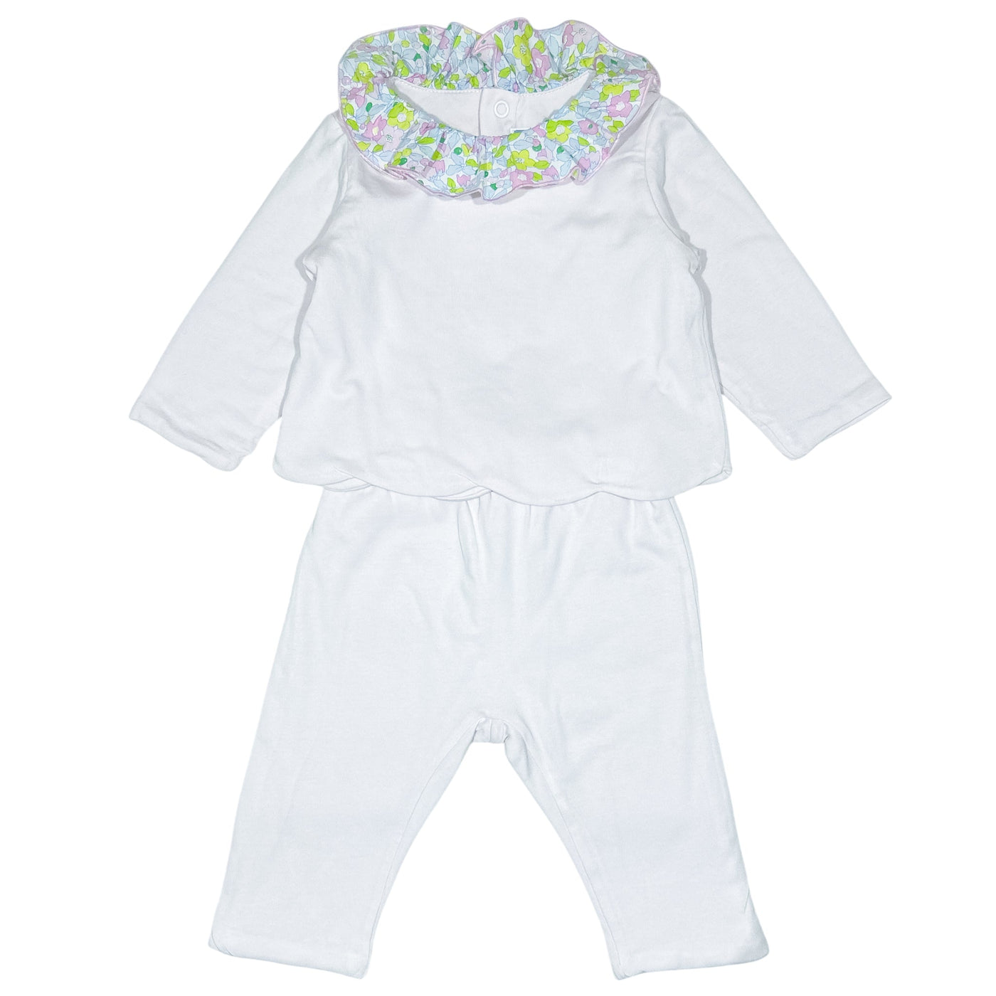 Ensemble sweat + sarouel de seconde main en coton pour bébé fille de 6 mois - Vue 1