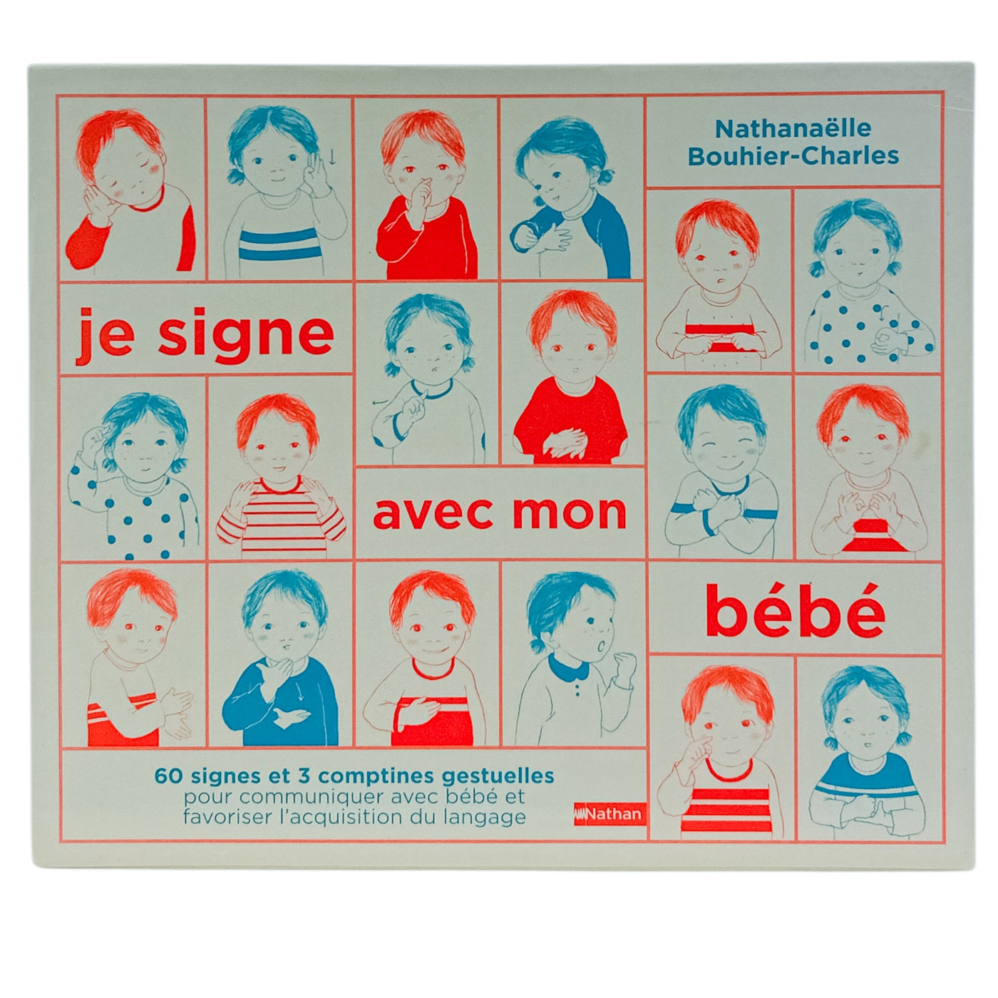 Jeu éducatif "Je signe avec mon bébé Coffret 60 fiches" de seconde main en carton pour enfant à partir de 6 mois - Vue 1