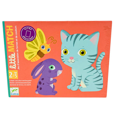 Jeu éducatif "Jeu d''association des Formes et Couleurs Little Match" de seconde main en carton pour enfant à partir de 24 mois - Vue 1