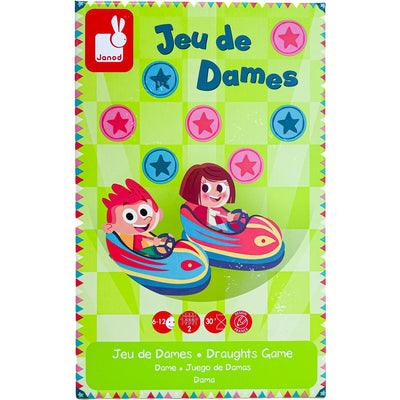 Jeu de dames "Jeu de dames Carrousel" de seconde main en bois pour enfant à partir de 6 ans - Vue 1