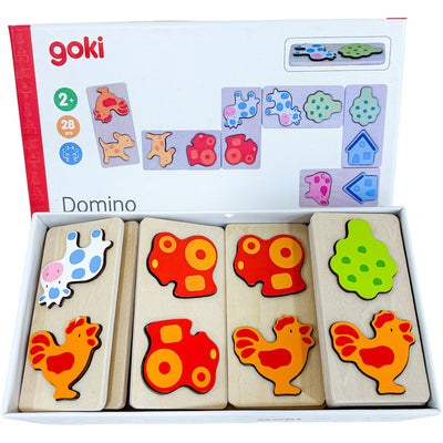 Jeu de dominos "Jeu de dominos" de seconde main en bois pour enfant à partir de 24 mois - Vue 2