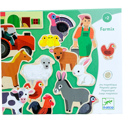 Ardoise et formes magnétiques "Jeu magnétique Farmix" de seconde main pour enfant à partir de 24 mois - Vue 1