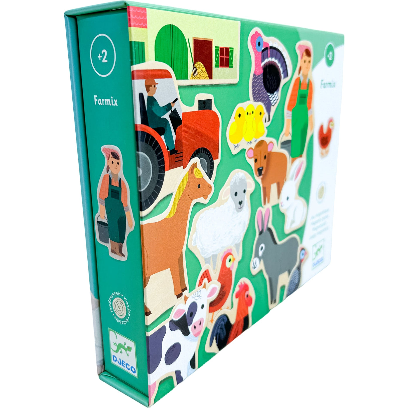 Ardoise et formes magnétiques "Jeu magnétique Farmix" de seconde main pour enfant à partir de 24 mois - Vue 2