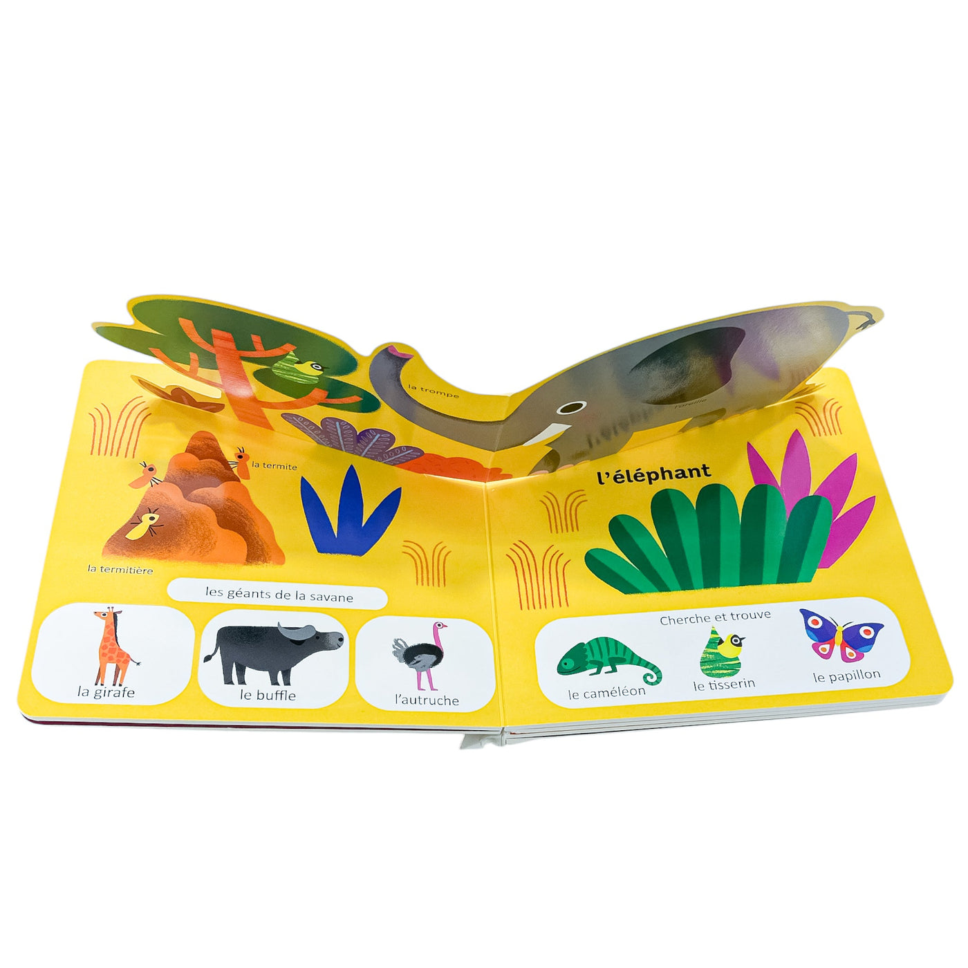 Livre (Premiers apprentissages) "L''imagier pop-up des animaux sauvages" de seconde main pour enfant à partir de 12 mois - Vue 2