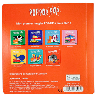 Livre (Premiers apprentissages) "L''imagier pop-up des animaux sauvages" de seconde main pour enfant à partir de 12 mois - Vue 3
