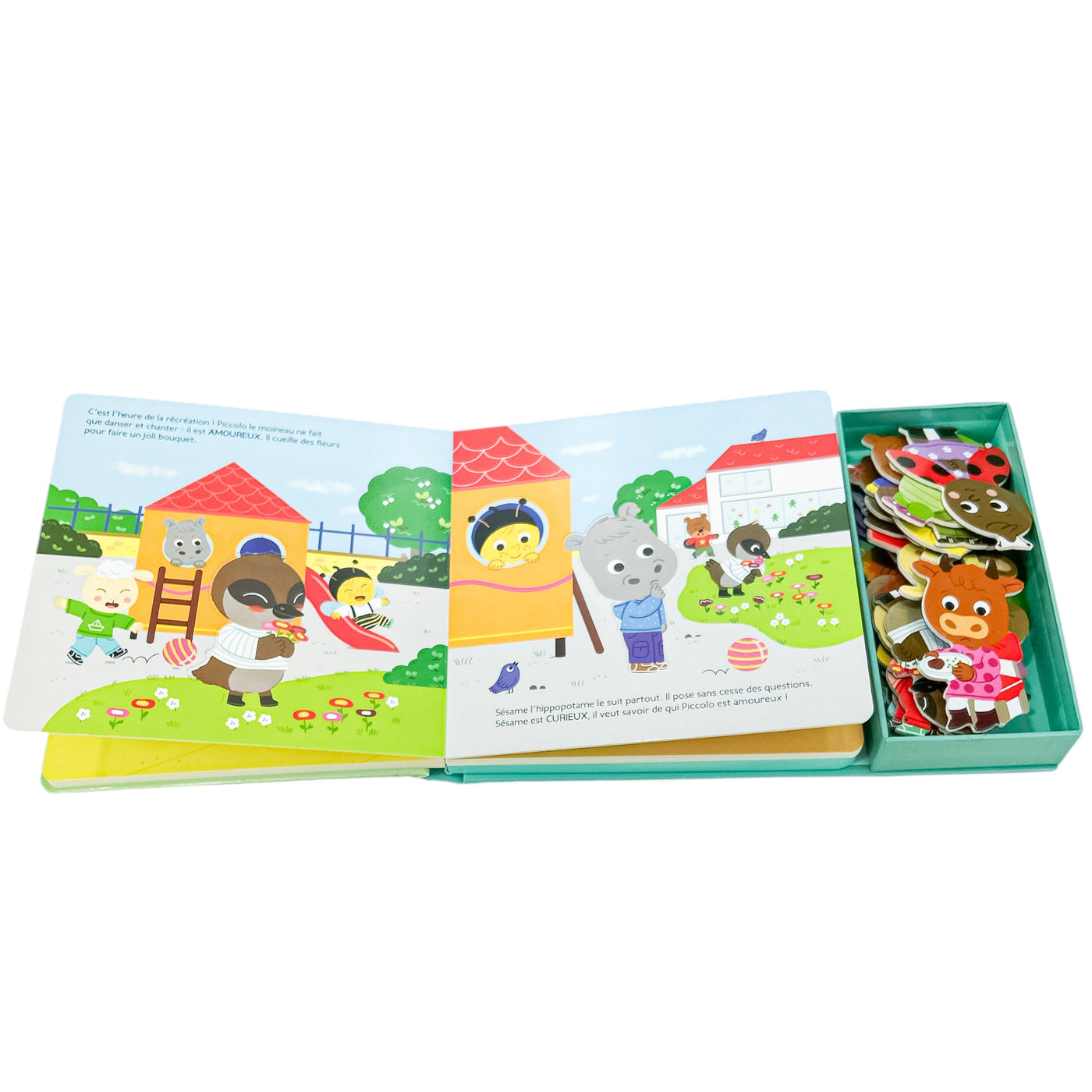 Jeu éducatif "La journée des émotions" de seconde main en carton pour enfant à partir de 24 mois - Vue 2