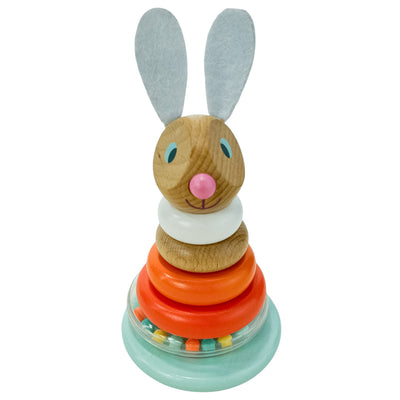 Anneaux à empiler "Lapin à empiler" de seconde main en bois pour enfant à partir de 12 mois - Vue 1
