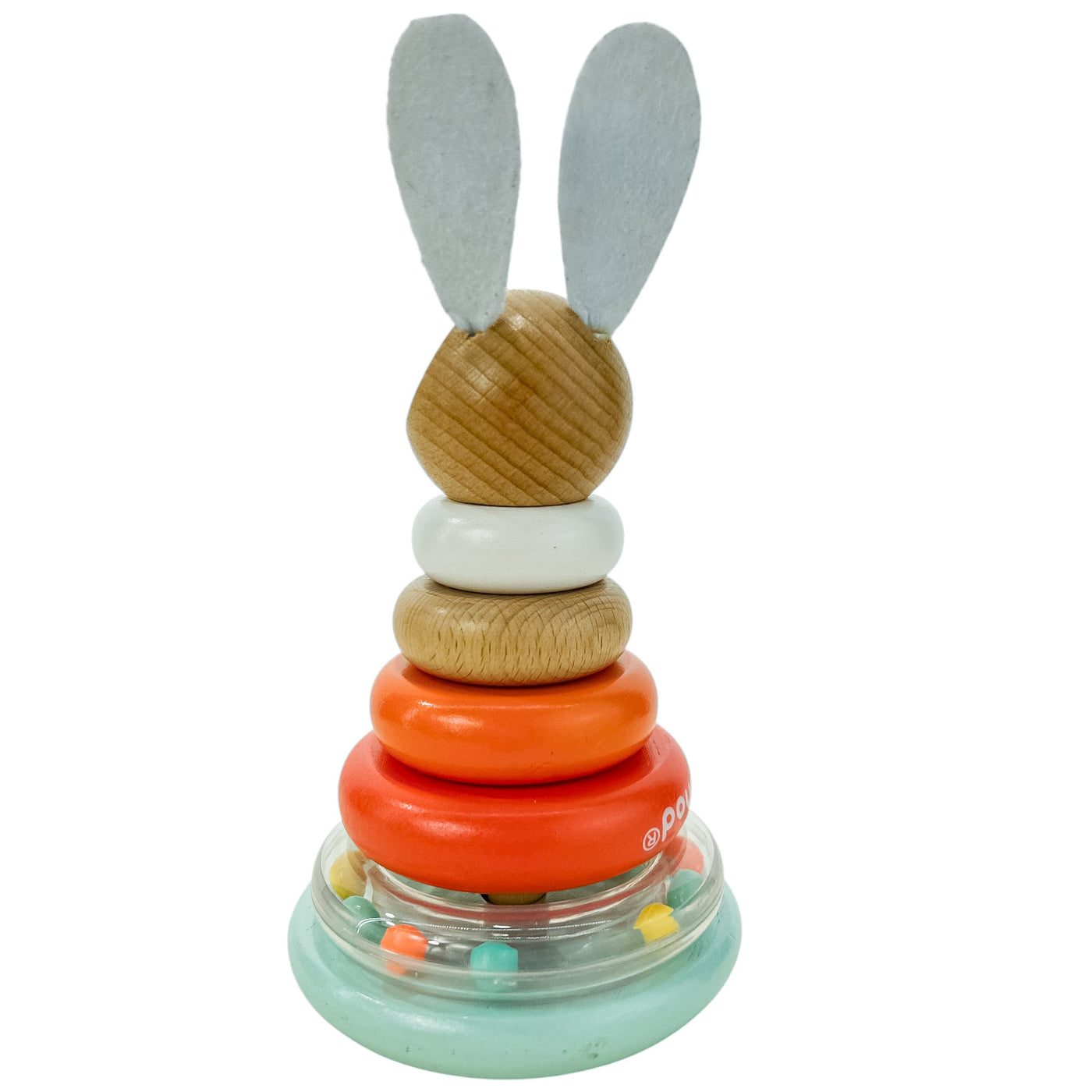Anneaux à empiler "Lapin à empiler" de seconde main en bois pour enfant à partir de 12 mois - Vue 3