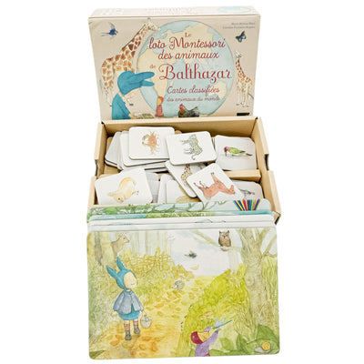 Jeu de loto "Le Loto Montessori de Balthazar" de seconde main en carton pour enfant à partir de 24 mois - Vue 1