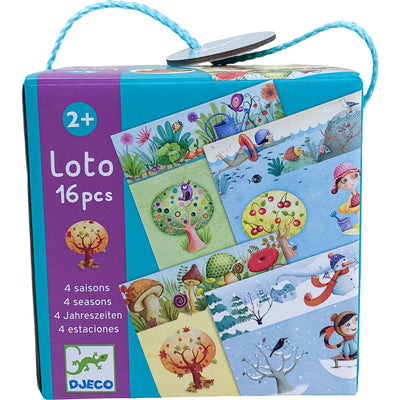 Jeu de loto "Loto 4 saisons" de seconde main en carton pour enfant à partir de 2 ans - Vue 1