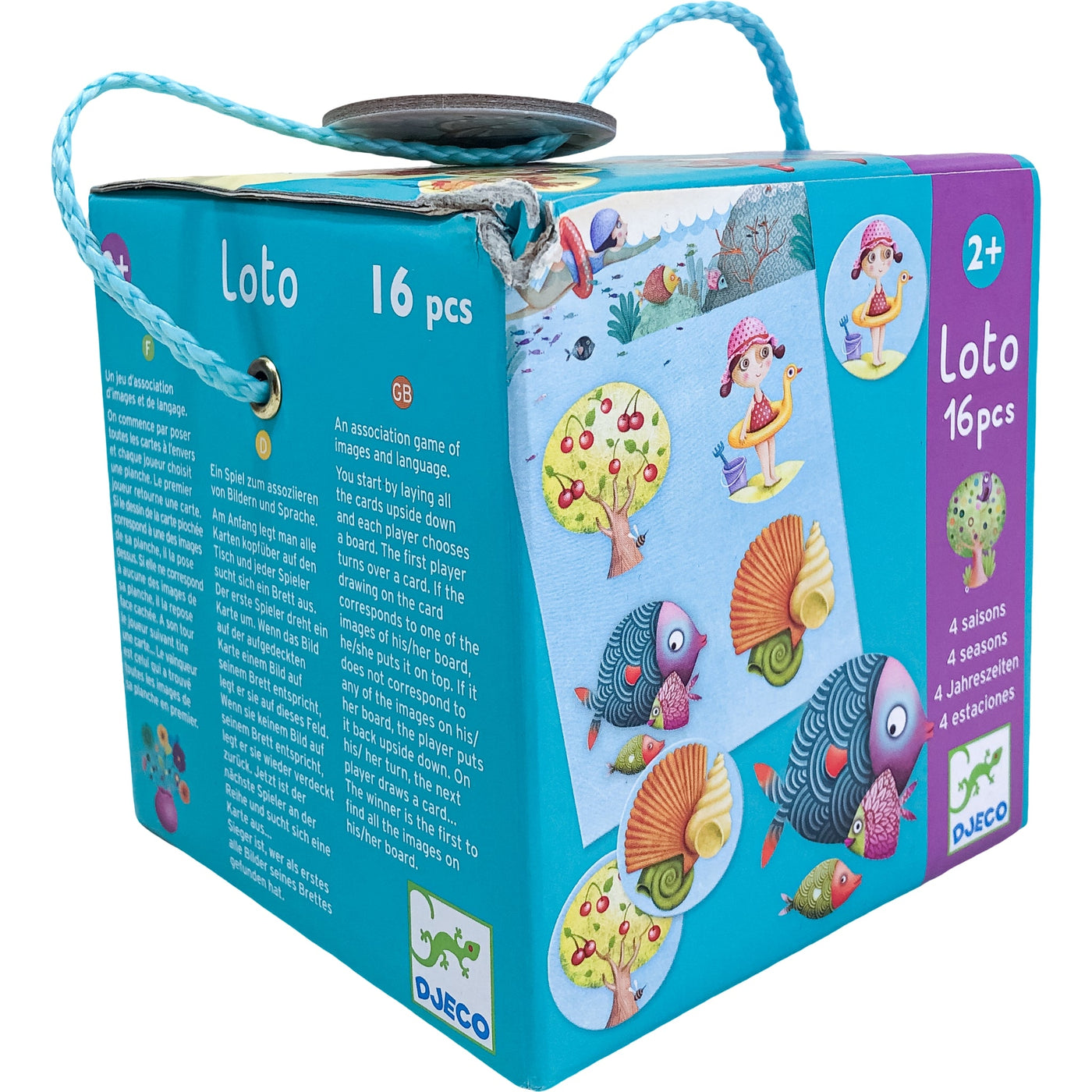 Jeu de loto "Loto 4 saisons" de seconde main en carton pour enfant à partir de 2 ans - Vue 3