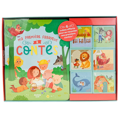 Coffret à thème "Coffret Ma première fabrique à contes" de seconde main en carton pour enfant à partir de 12 mois - Vue 1