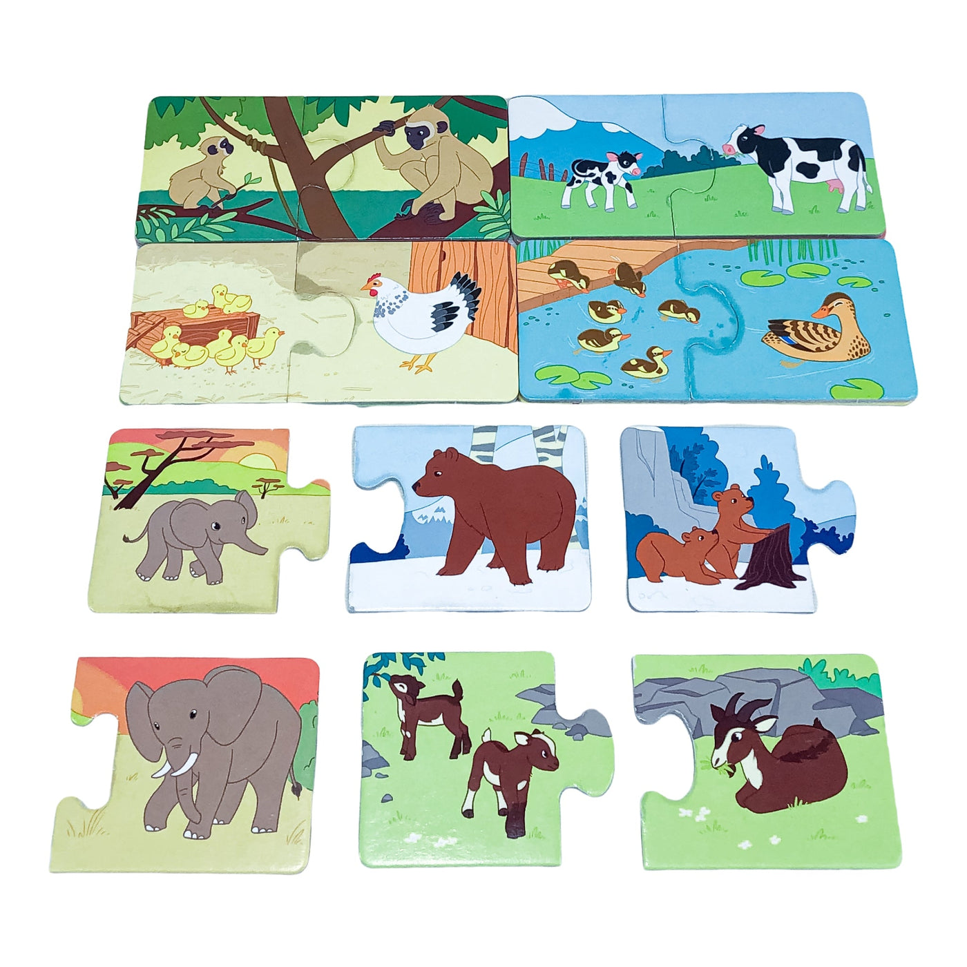 Puzzle premier âge "Maman et ses petits" de seconde main pour enfant à partir de 2 ans - Vue 2