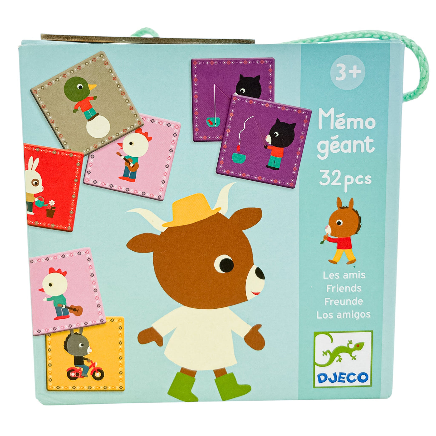 Jeu de mémoire "Mémo géant Les amis – 32 pièces" de seconde main en carton pour enfant à partir de 3 ans - Vue 1