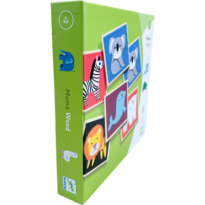 Jeu de mémoire "Mémo Wood" de seconde main en bois pour enfant à partir de 24 mois - Vue 3