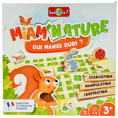 Jeu éducatif "Miam Nature Qui mange quoi" de seconde main en carton pour enfant à partir de 3 ans - Vue 1