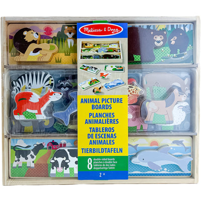 Puzzle premier âge "Planches illustrées d'animaux" de seconde main en bois pour enfant à partir de 24 mois - Vue 1