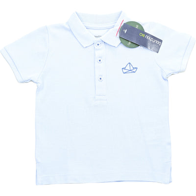Polo à manches courtes de seconde main en coton bio pour bébé garçon de 12 mois - Vue 1