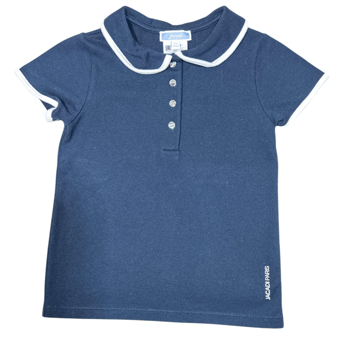 Polo à manches courtes de seconde main en coton pour enfant fille de 4 ans - Vue 1