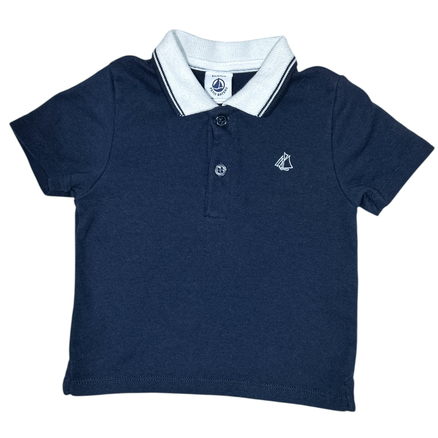 Polo à manches courtes de seconde main en coton pour bébé garçon de 6 mois - Vue 1