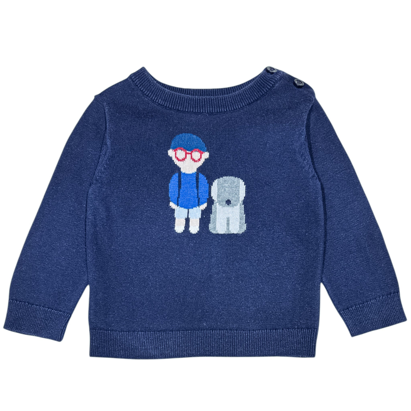 Pull de seconde main en coton pour bébé de 12 mois - Vue 1