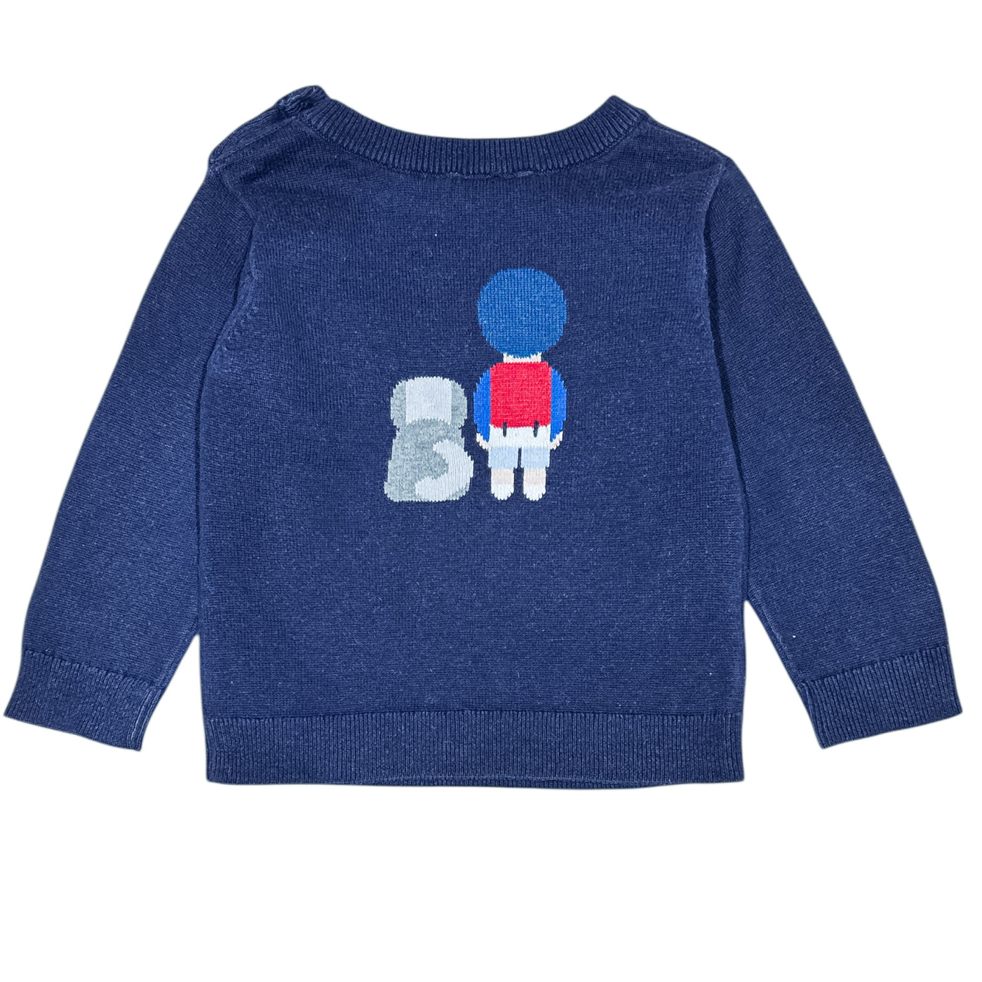 Pull de seconde main en coton pour bébé de 12 mois - Vue 2