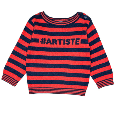 Pull de seconde main en coton et laine pour bébé de 12 mois - Vue 1