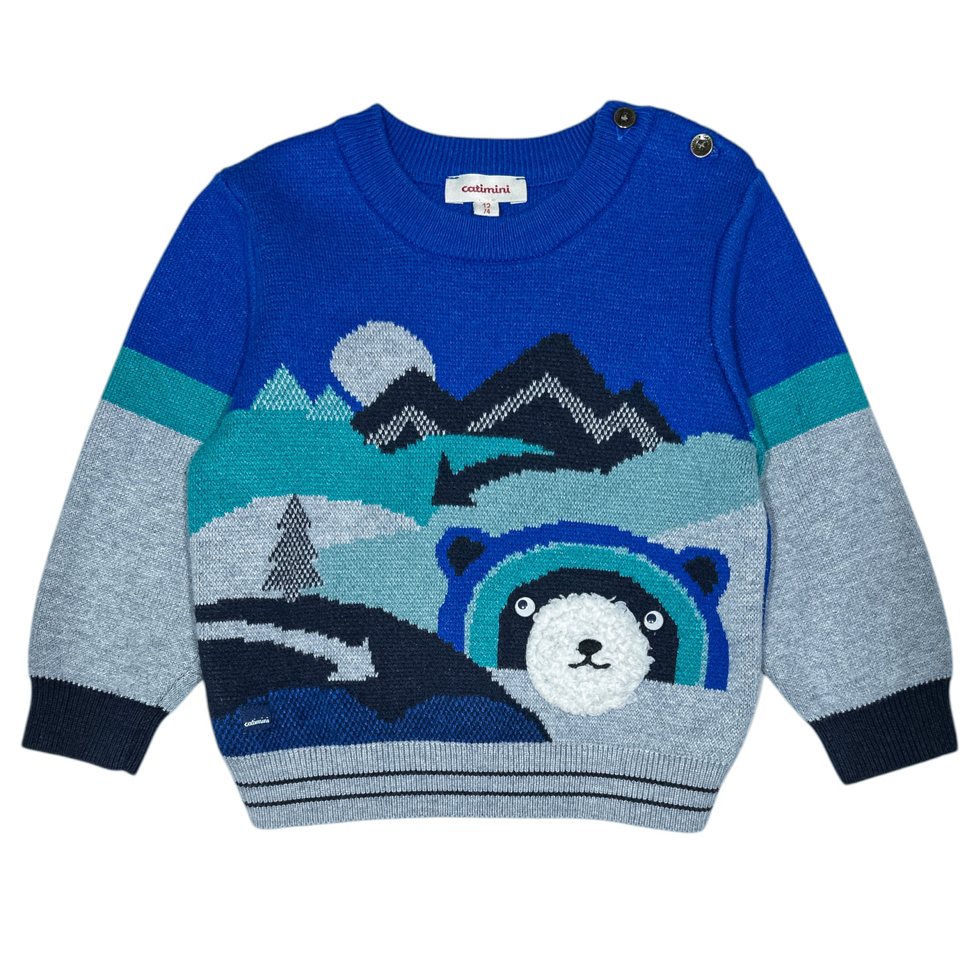 Pull de seconde main en coton et viscose pour bébé de 12 mois - Vue 1