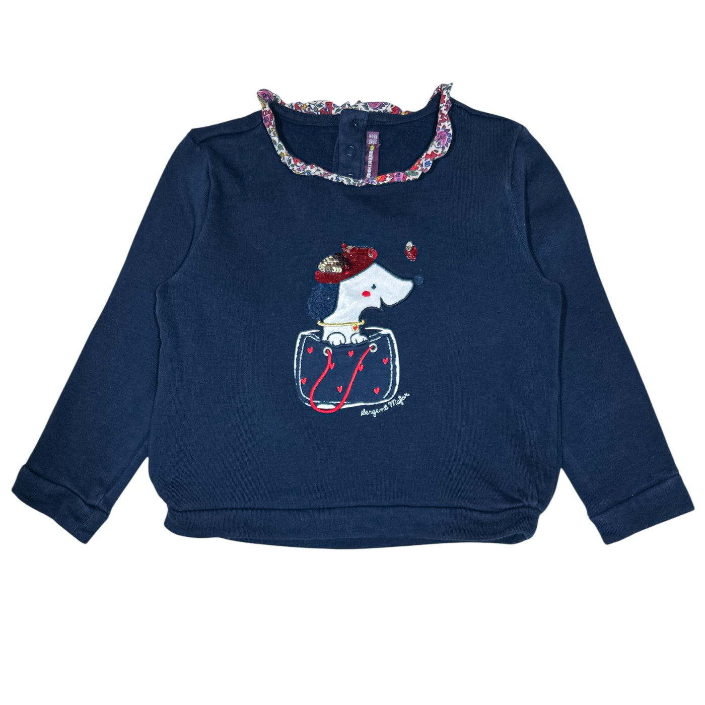 Pull de seconde main en coton pour enfant fille de 3 ans - Vue 1