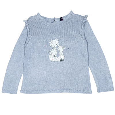 Pull de seconde main en coton pour enfant fille de 3 ans - Vue 1