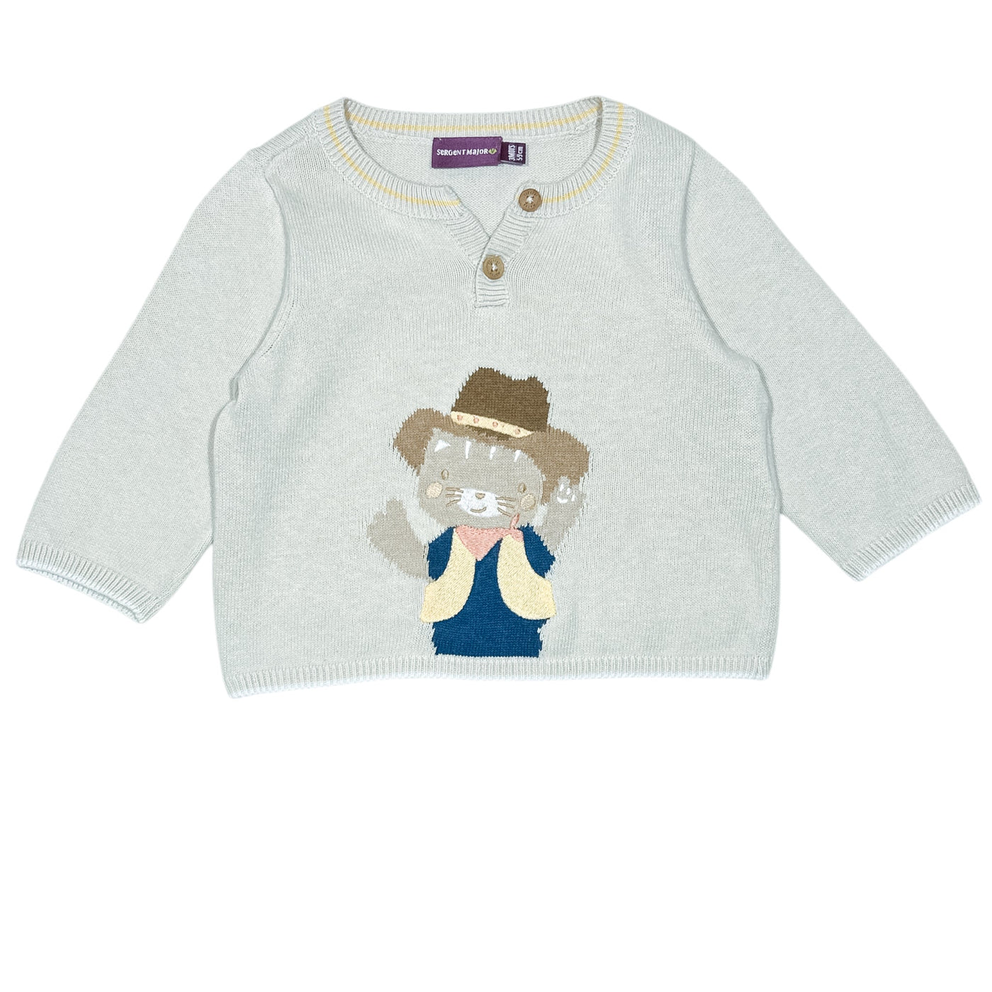 Pull de seconde main en coton pour bébé de 3 mois - Vue 1