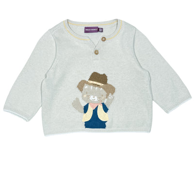 Pull de seconde main en coton pour bébé de 3 mois - Vue 1