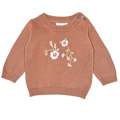 Pull de seconde main en coton pour bébé fille de 6-9 mois - Vue 1